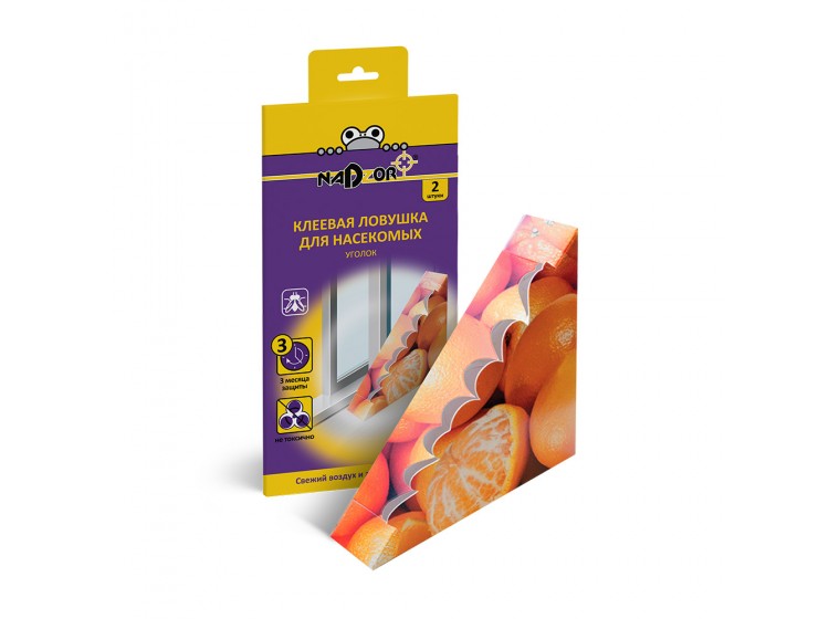 Клеевая ловушка для мух «Уголок», 2 шт. Nadzor/48